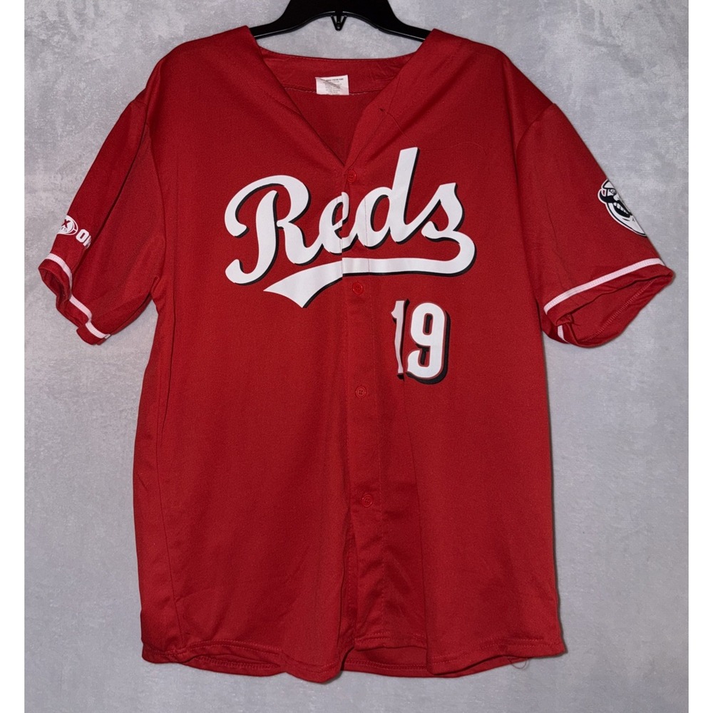 Cincinnati Reds Joey Votto #19 Size XL Fox Sports Ohio Baseball Jersey